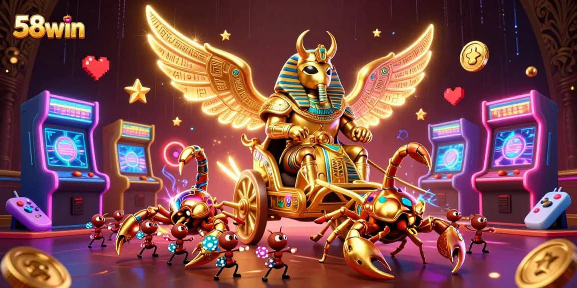 Experience thrilling wins at 58win with captivating gaming elements and vibrant visuals.