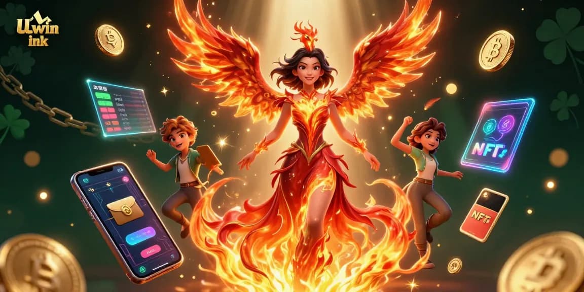Experience exciting gameplay with LLwin ink through vibrant casino-themed digital artwork featuring engaging characters and elements.