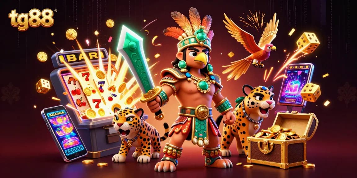 Experience thrilling gameplay at tg88 with iconic symbols and dynamic casino visuals.