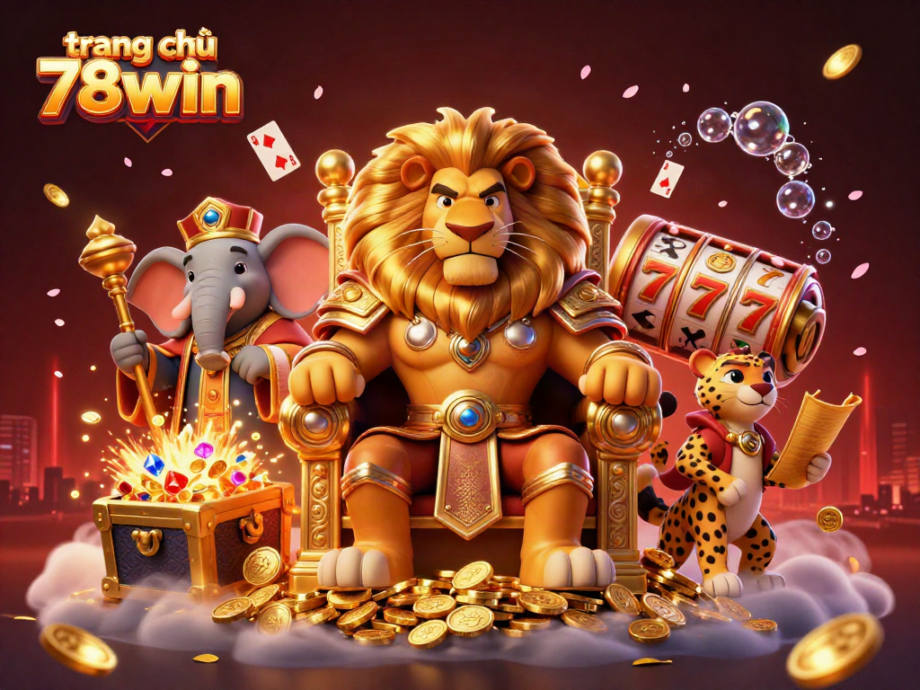 Experience the vibrant and engaging world of trang chủ 78win with our captivating 3D casino illustration.