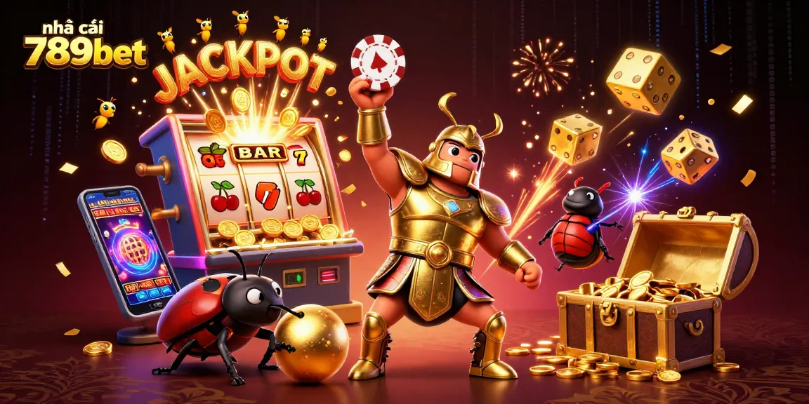 Experience the thrill at nhà cái 789bet with a vibrant 3D casino scene showcasing a winning moment.