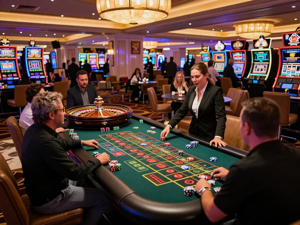 Experience thrilling bets at the roulette table during an exciting night at 79king1
