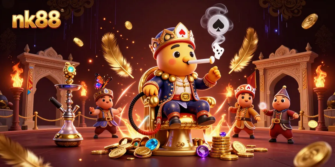 Experience thrilling gaming action with nk88 in a vibrant, dynamic casino scene.