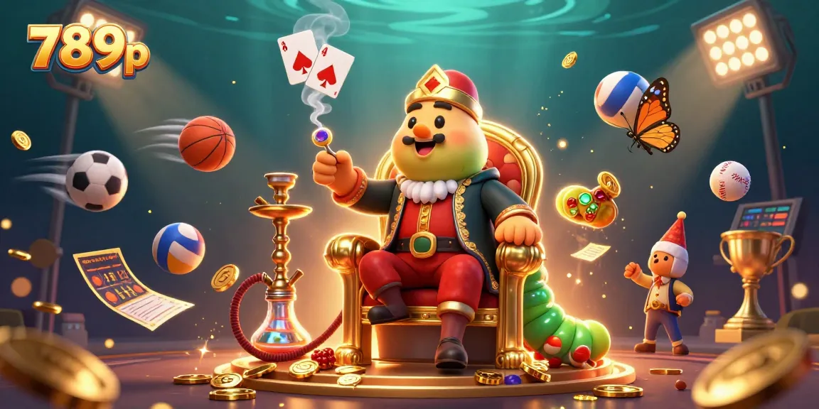 Engage in thrilling gaming at 789p with this dynamic 3D illustration showcasing exciting sports betting elements.