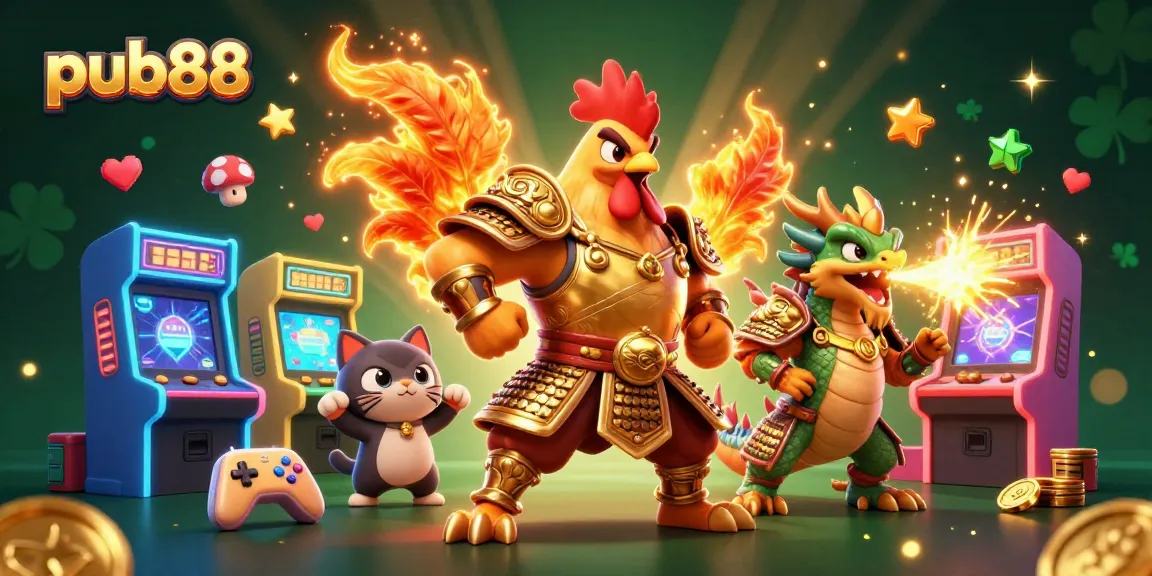 Engage in thrilling gameplay at pub88 with colorful arcade action and dynamic casino elements.