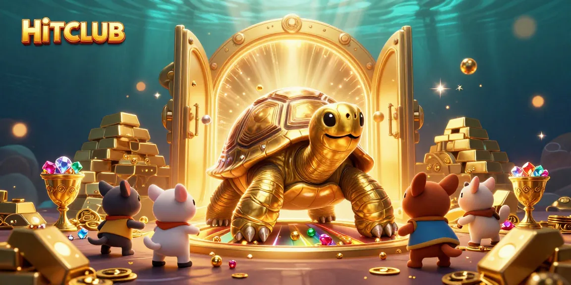 Engage with HITCLUB to master the thrilling art of casino games amidst gold treasures and excitement.