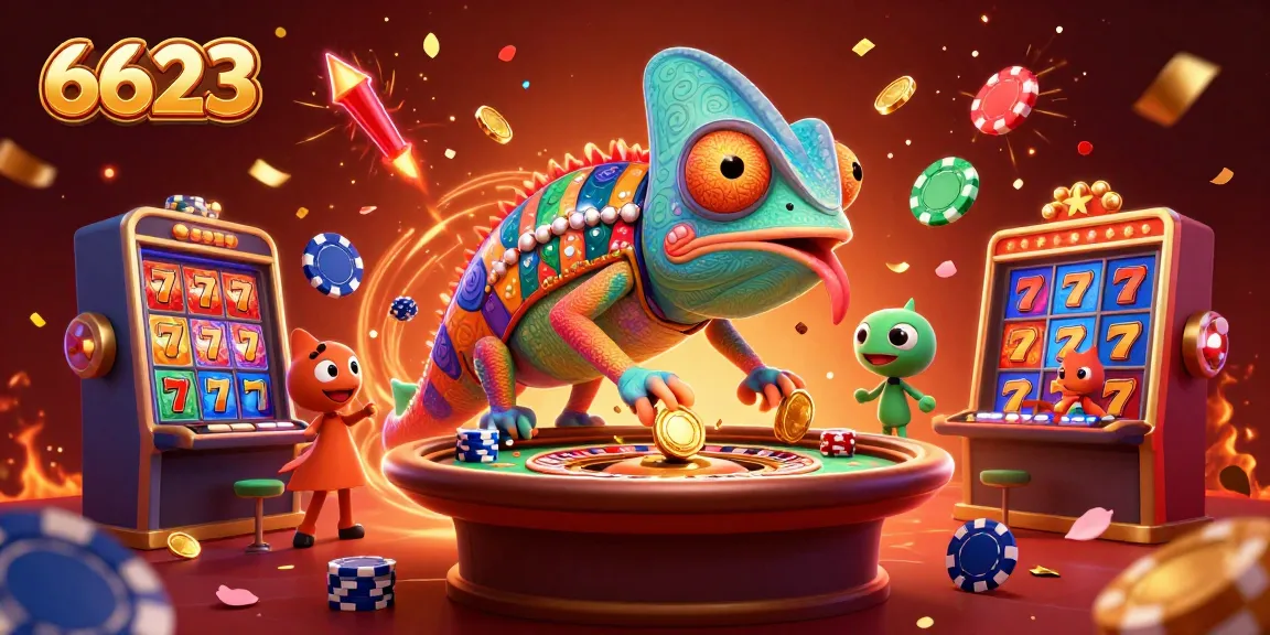 Engage in exhilarating gambling adventures at 6623 with vibrant slots and festive elements.