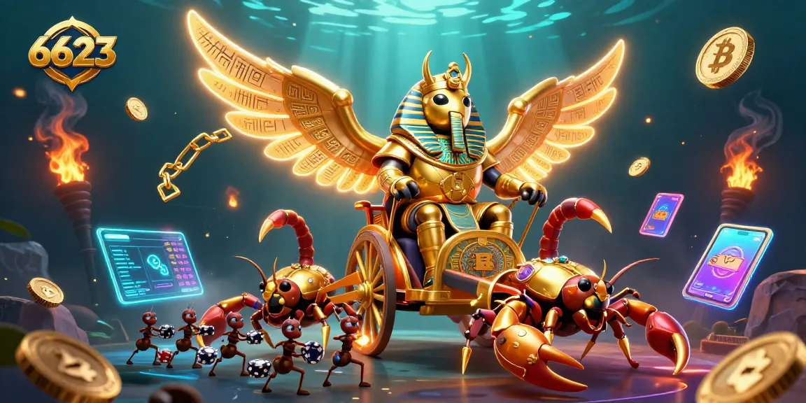 Engage with thrilling gaming action at 6623 Casino featuring vibrant 3D elements and exciting characters.