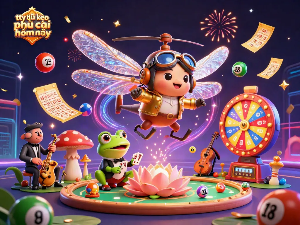 Experience the thrill of tỷ lệ kèo nhà cái hôm nay with vibrant casino characters and exciting game elements.