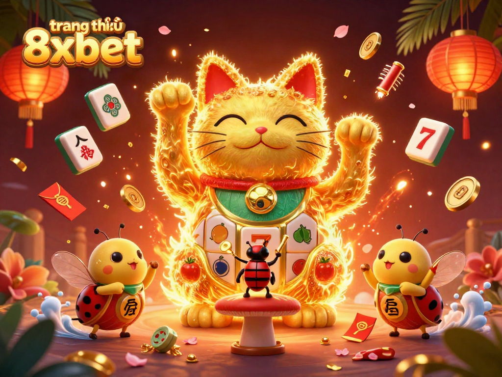 Engage with the exciting universe of slots and luck at trang chủ 8xbet with this dynamic casino illustration.