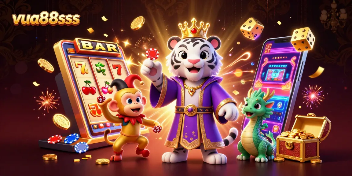 Win big at vua88sss with fun casino games, vibrant slot machines, and rich gold visuals.