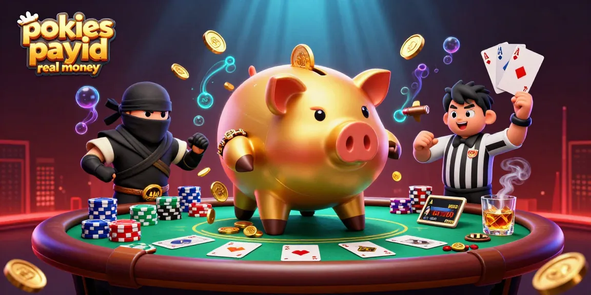 Spin the pokies payid real money with excitement in this dynamic casino illustration.
