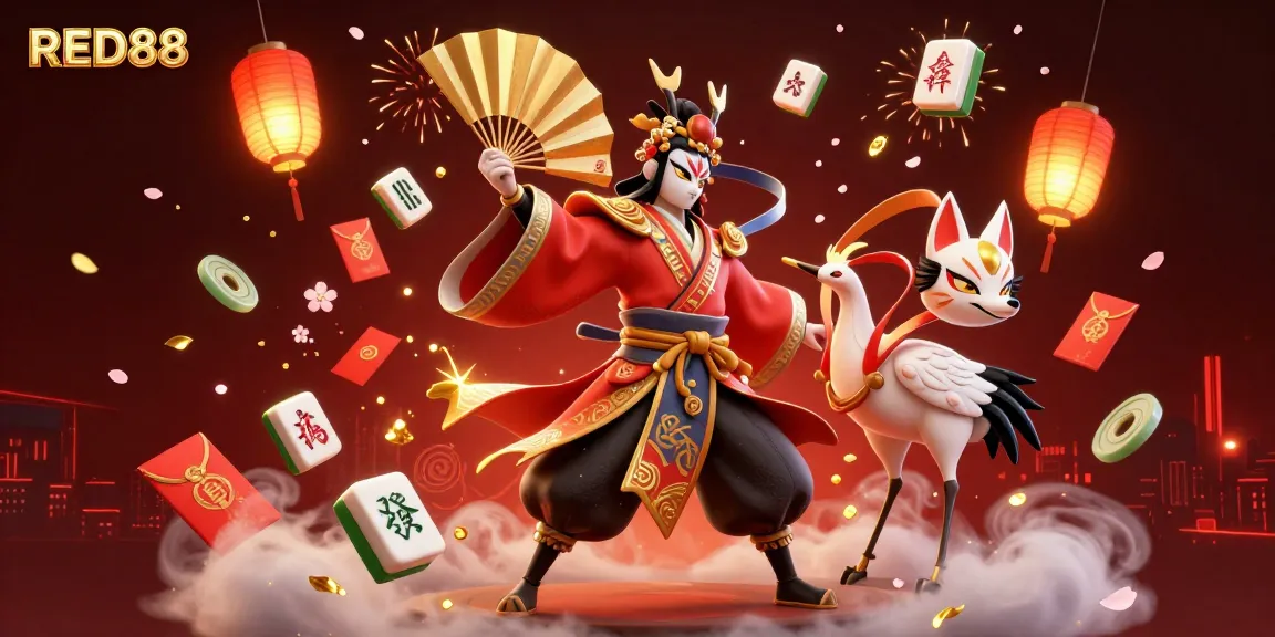 Engage with the vibrant RED88 series as kabuki warriors and kitsune bring excitement to your gaming journey.