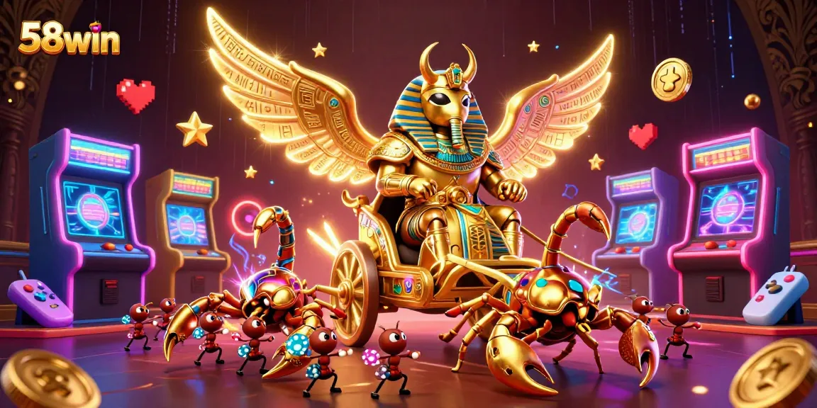Experience thrilling wins at 58win with captivating gaming elements and vibrant visuals.