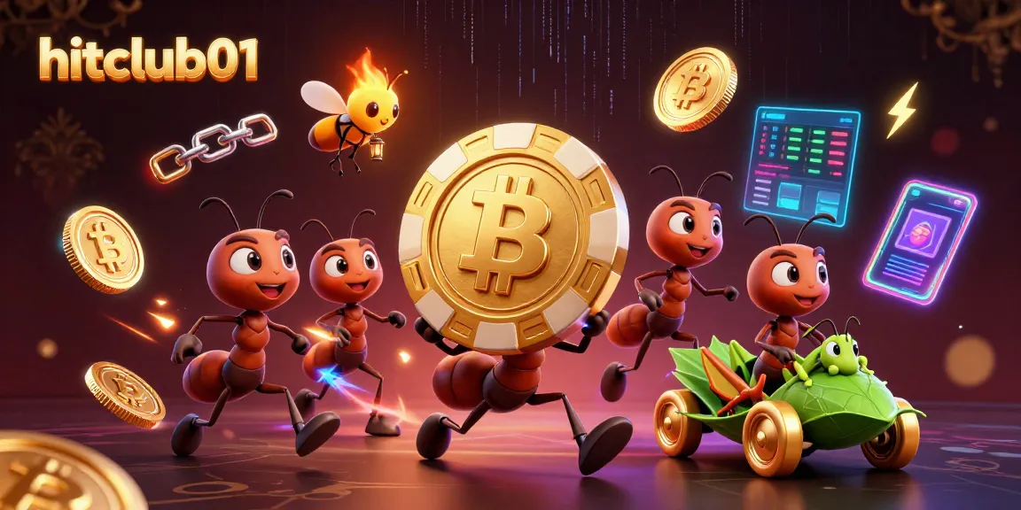 Experience thrilling gameplay at hitclub01 with cartoon ants on a heist adventure!