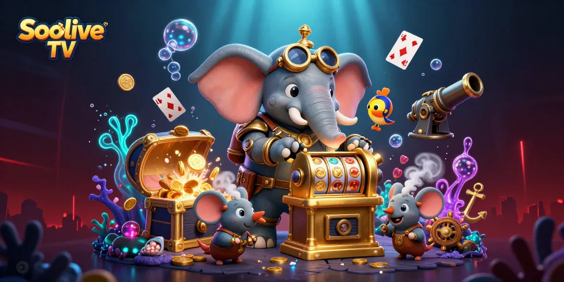 Spin the reels on Socolive TV's vibrant slot machine adventure with steampunk characters!